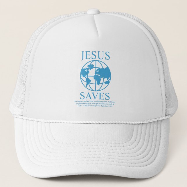 Gorra De Camionero Jesús salva gráfico de los años 90 (Anverso)