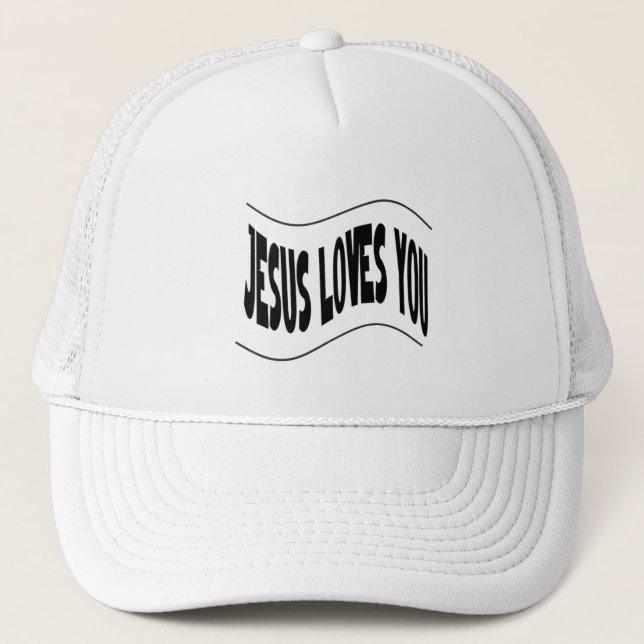 Gorra De Camionero Jesús te ama  (Anverso)