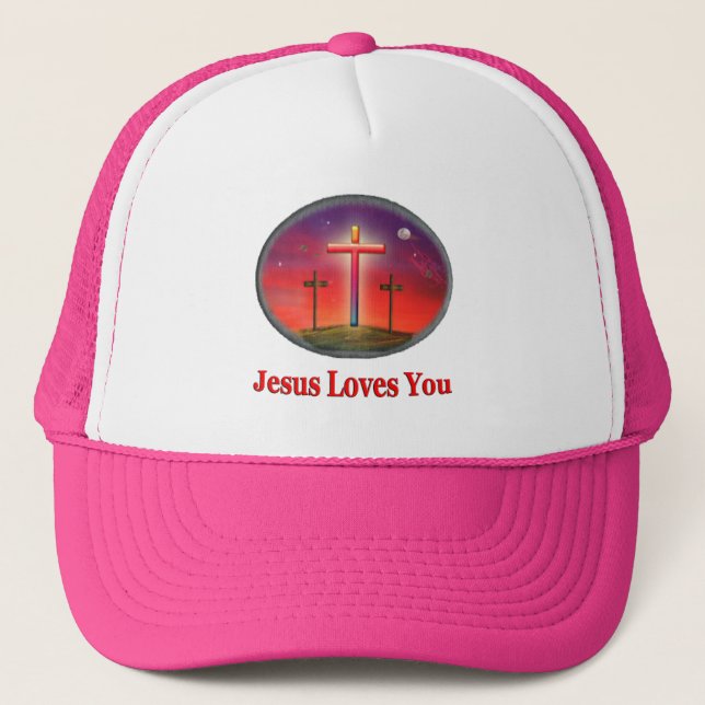 Gorra De Camionero jesus te ama (Anverso)