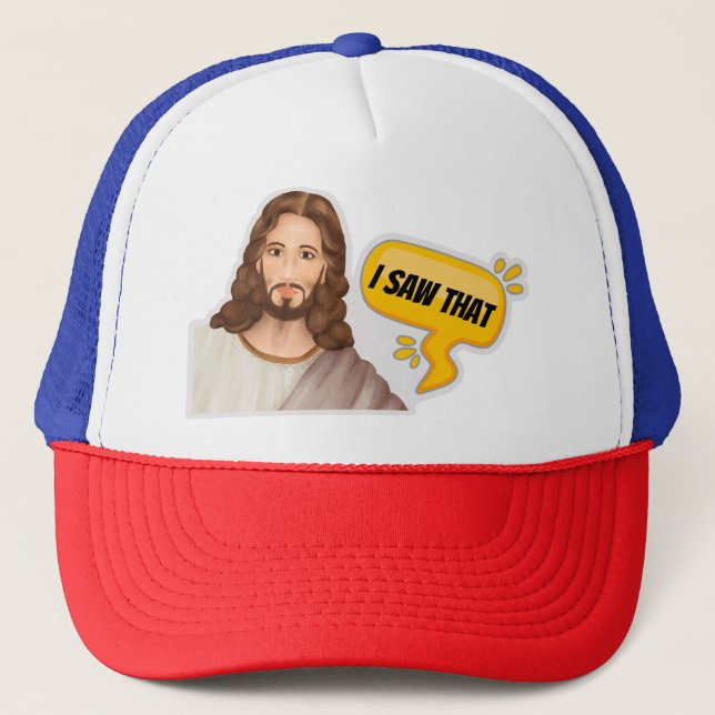 Gorra De Camionero Jesús Vi Eso (Anverso)