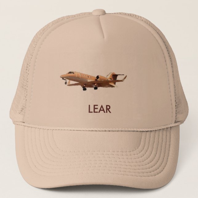Gorra De Camionero Jet de Lear en LAX, LEAR (Anverso)