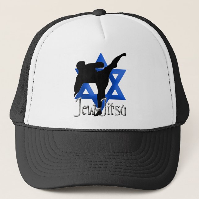 Gorra De Camionero Jew Jitsu (Anverso)