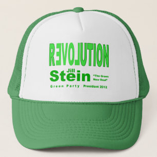 Gorra De Camionero Jill Stein para el presidente Partido Verde 2012