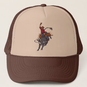 Gorra De Camionero Jinete de Bull del rodeo