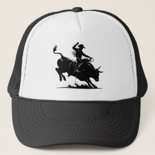 Gorra De Camionero Jinete de Toro Rodeo