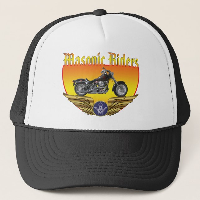 Gorra De Camionero Jinetes masónicos (Anverso)