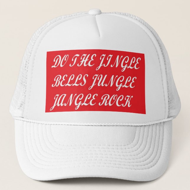 GORRA DE CAMIONERO JINGLE BELLS JUNGLE JANGLE ROCK NAVIDADES (Anverso)