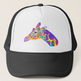 Gorra De Camionero Jirafa colorida