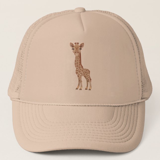Gorra De Camionero Jirafa del bebé (Anverso)