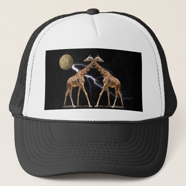 GORRA DE CAMIONERO JIRAFAS CÓSMICAS 2 (Anverso)