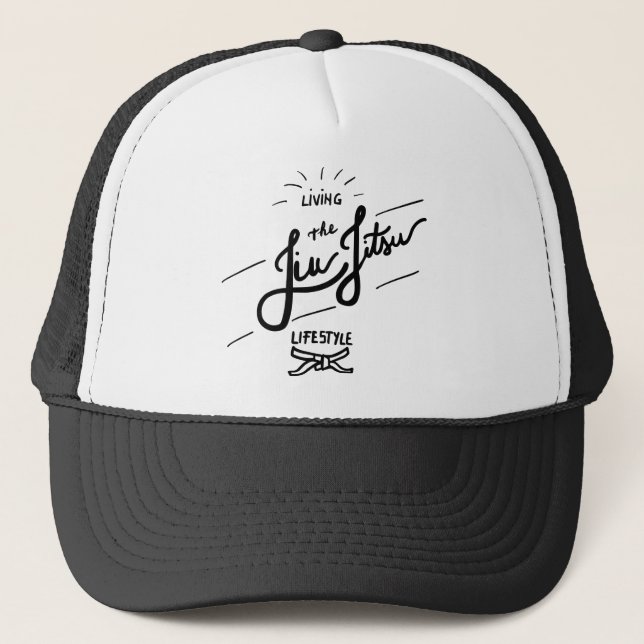 Gorra De Camionero Jiu-JItsu-estilo de vida (Anverso)