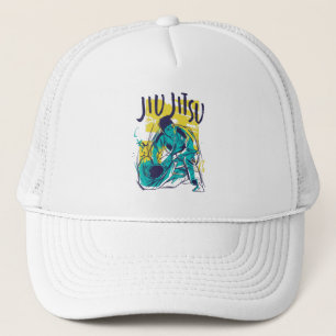 Gorra De Camionero Jiu Jitsu Grunge