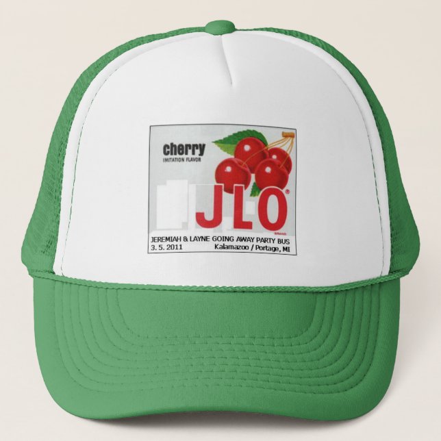 Gorra De Camionero JLO que va lejos fiesta (Anverso)
