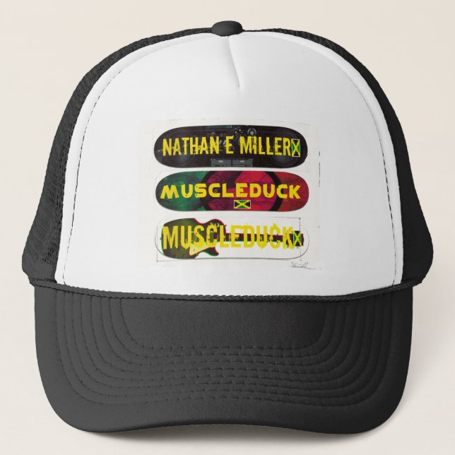 GORRA DE CAMIONERO JMT SKATEBOARD GROUP MERCH (Anverso)