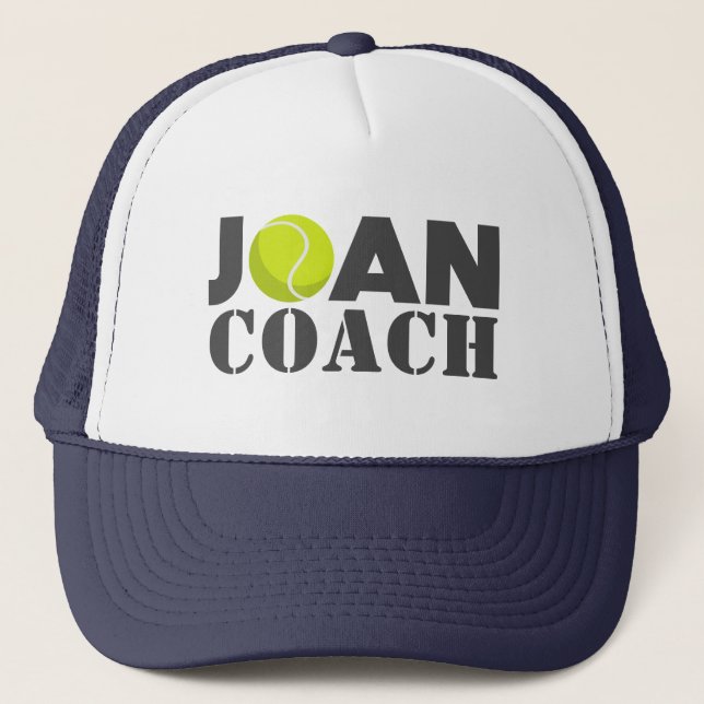 Gorra De Camionero Joan Tennis Coach Trucker Hat (Anverso)