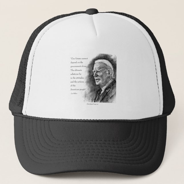 Gorra De Camionero Joe Biden & Cita (Anverso)