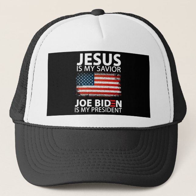 Gorra De Camionero Joe Biden es mi presidente (Anverso)
