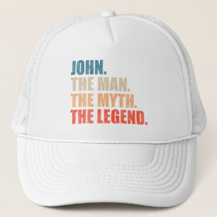 Gorra De Camionero John El Hombre El Mito La Leyenda