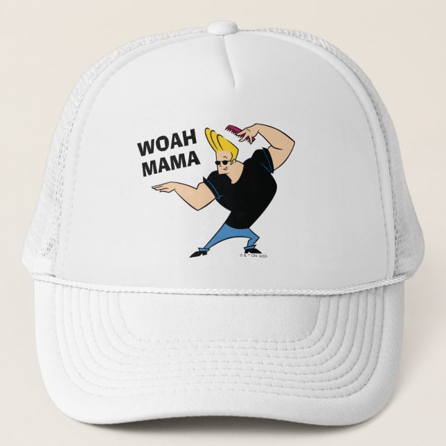 Gorra De Camionero Johnny Bravo Combing Hair (Anverso)
