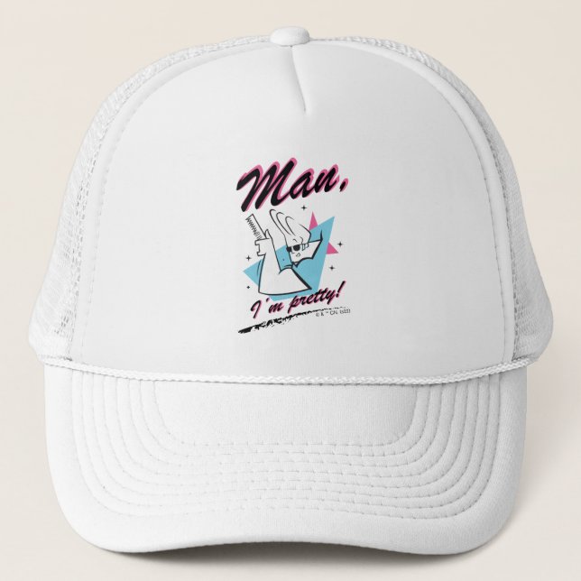 Gorra De Camionero Johnny Bravo - Man I m Retro Graphic (Anverso)