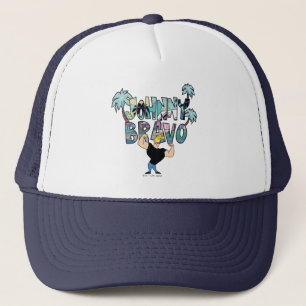 Gorra De Camionero Johnny Bravo Palm Tree Name
