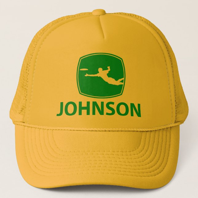 Gorra De Camionero Johnson Deere (Anverso)