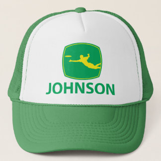 Gorra De Camionero Johnson Deere w/Yellow