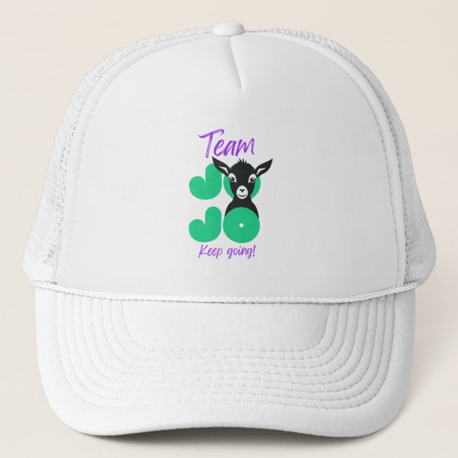 Gorra De Camionero Jojo de equipo (Anverso)