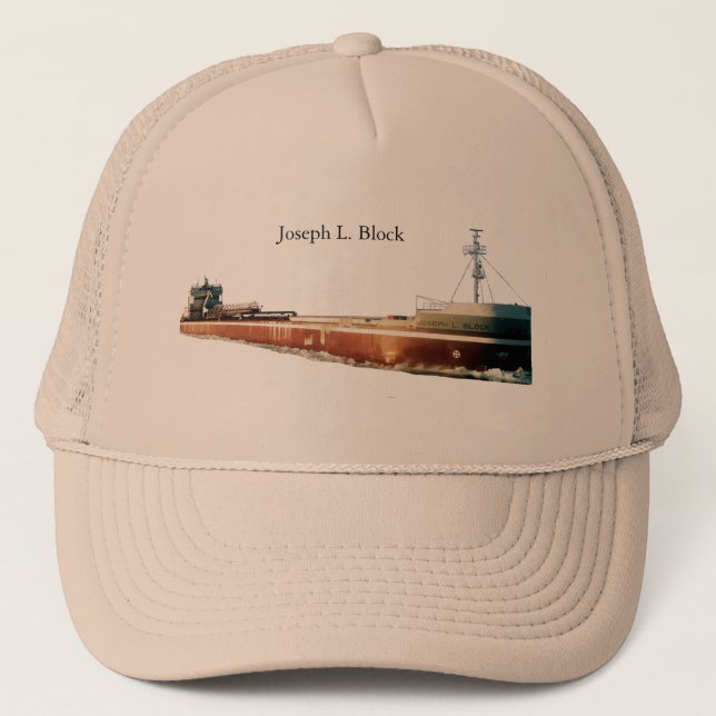 Gorra De Camionero Joseph L. Block trucker hat (Anverso)