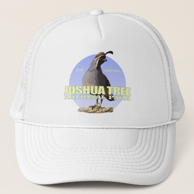 Gorra De Camionero Joshua Tree NP (Quail) WT (Anverso)