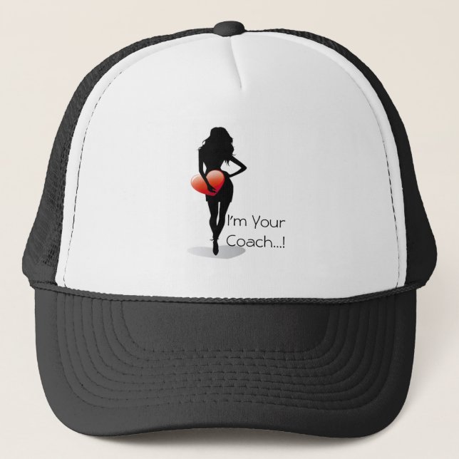 Gorra De Camionero Joven Chica con corazón (Anverso)