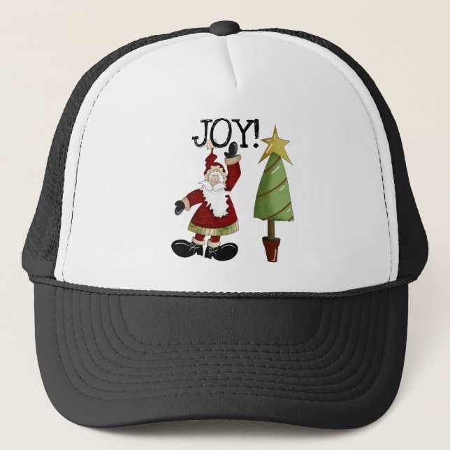 Gorra De Camionero JOY Santa Claus camisetas y regalos (Anverso)