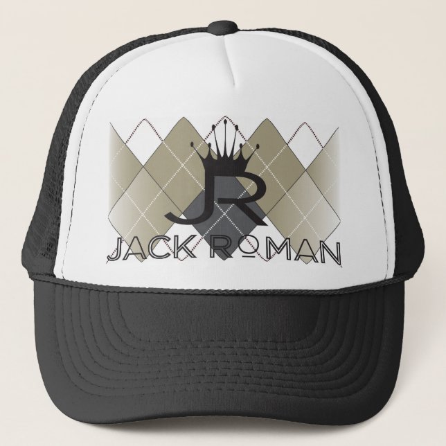 Gorra De Camionero JR negro de Argyle (Anverso)