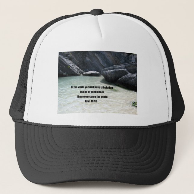 Gorra De Camionero Juan 16:33 (Anverso)