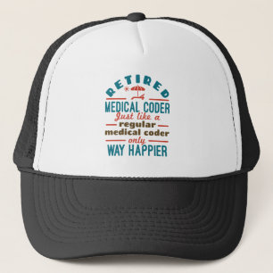 Gorra De Camionero Jubilado Médico Funny Retirement Happier