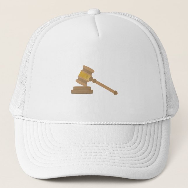 Gorra De Camionero Judges Gavel (Anverso)