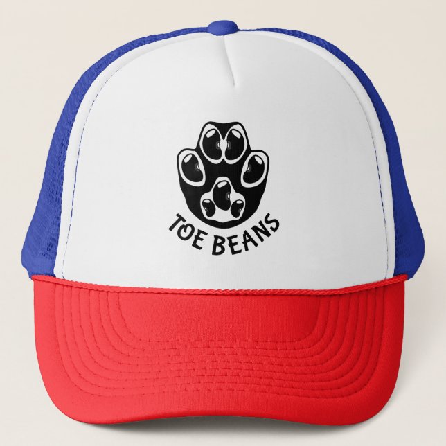 Gorra De Camionero Judías - Judías negras (Anverso)
