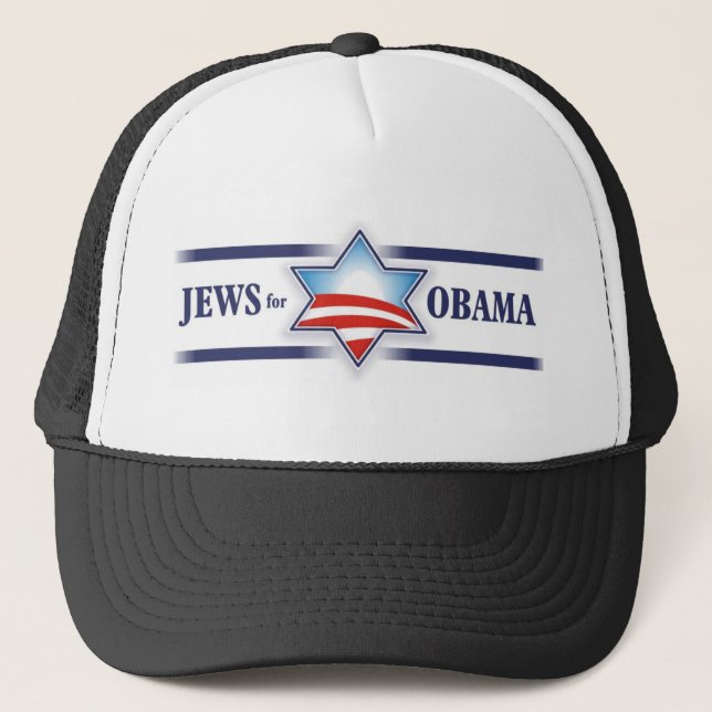 Gorra De Camionero Judíos para el casquillo de Obama (Anverso)