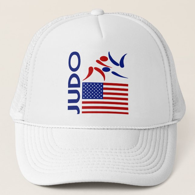 Gorra De Camionero Judo Estados Unidos (Anverso)
