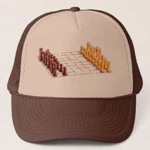 Gorra De Camionero Juego de ajedrez