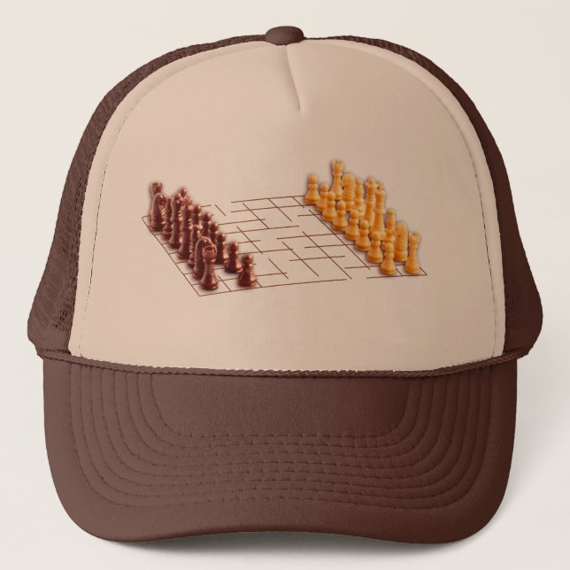 Gorra De Camionero Juego de ajedrez (Anverso)