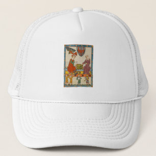 Gorra De Camionero Juego de Ajedrez Códice Manesse siglo XIV