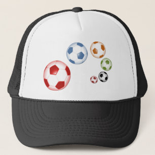 Gorra De Camionero Juego de balones de fútbol lindos