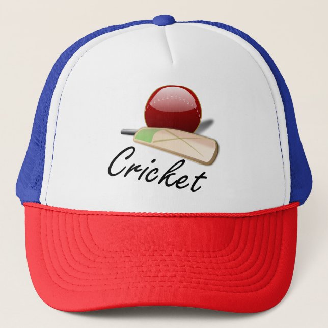 Gorra De Camionero Juego de críquet, diseño popular (Anverso)