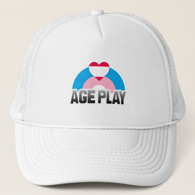 GORRA DE CAMIONERO JUEGO DE EDAD ARCOÍRIS (Anverso)