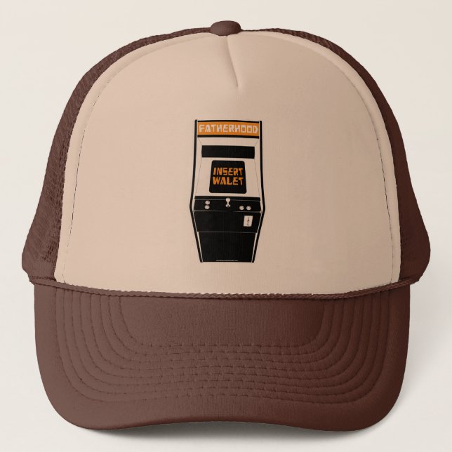 Gorra De Camionero Juego de la paternidad: Insertar cartera (Anverso)