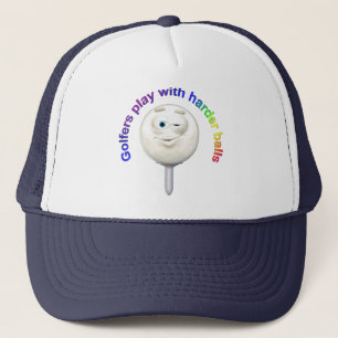 Gorra De Camionero Juego de los golfistas con bolas más duras