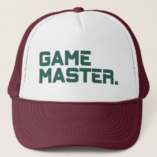 Gorra De Camionero Juego de Maestro de Tipografía Moderna para Hombre