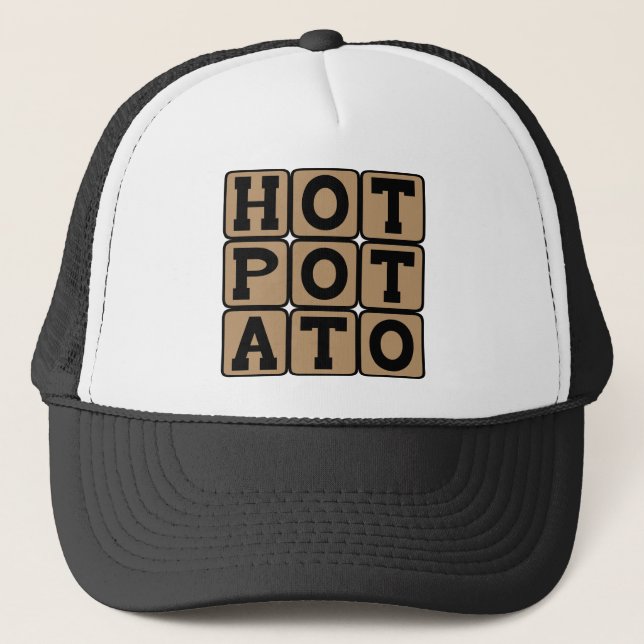 Gorra De Camionero Juego de Papa Caliente (Anverso)