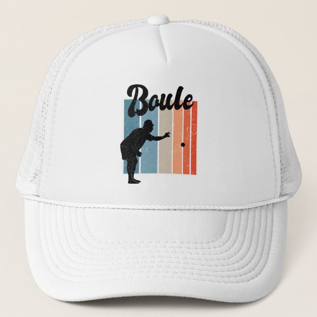 Gorra De Camionero Juego de Petanque (Anverso)